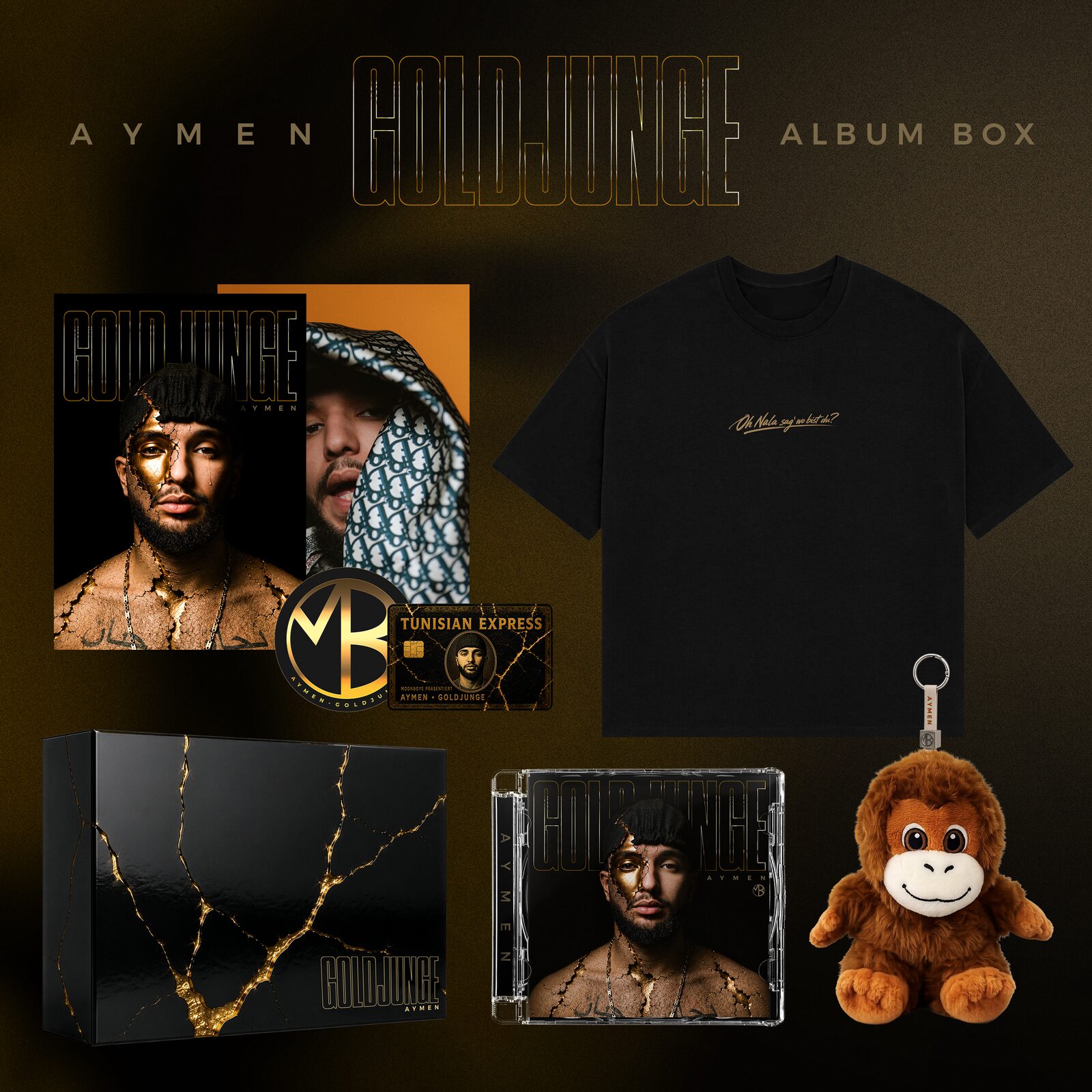 Aymen geht mit seiner ersten Album Box in den Vorverkauf. Aymen geht mit seiner ersten Album Box in den Vorverkauf.